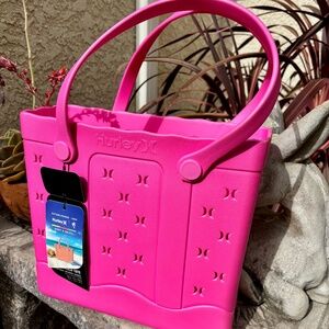 NWT Hurley Hot Pink Beach Tote